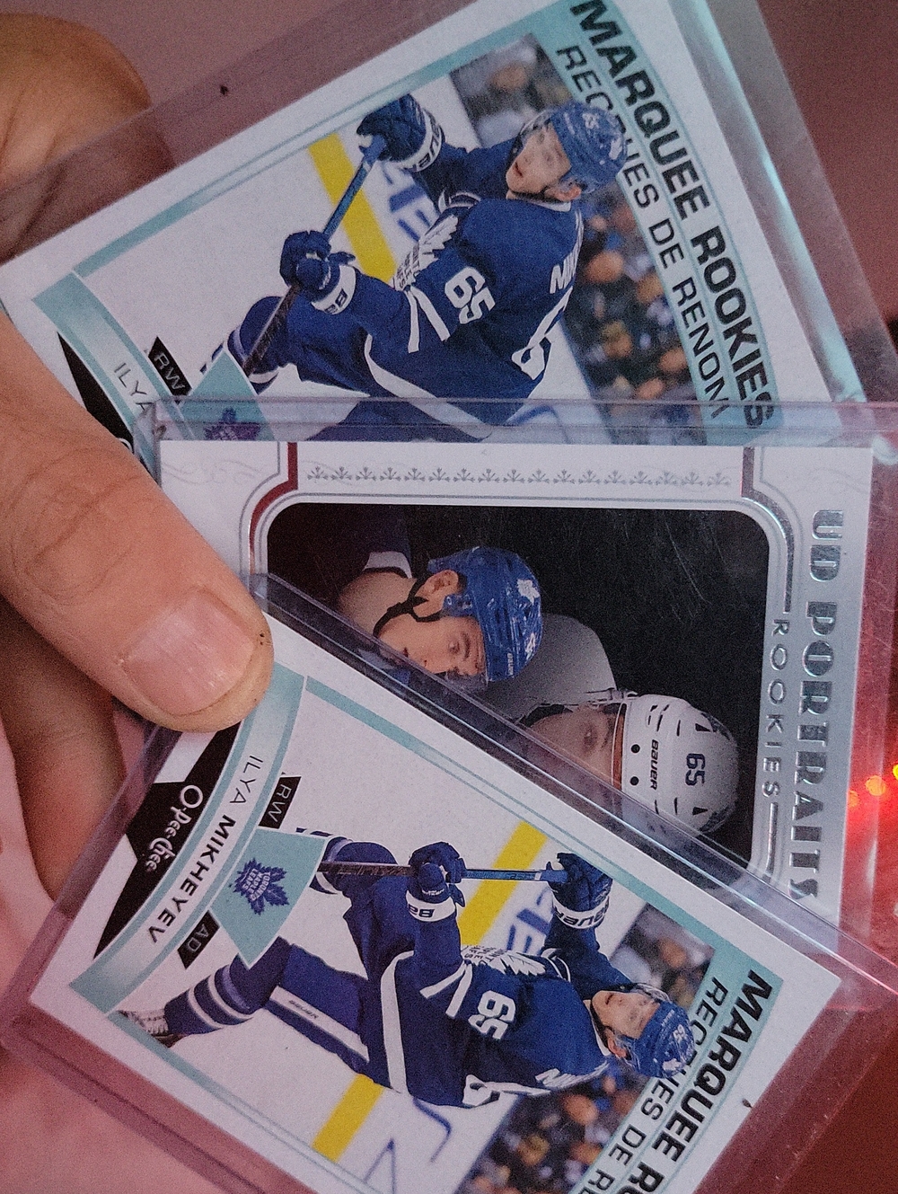 Toronto Maple Leafs Ilya Mikheyev Hockey Rookie Card (Blue/White)